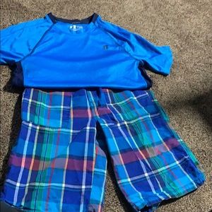 Children Place Est 1979 short and Russell tees